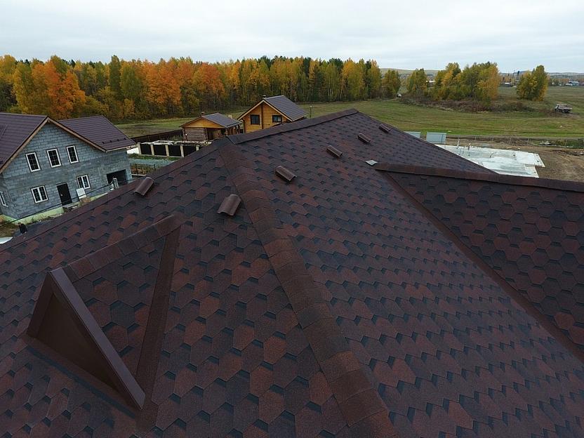 Гибкая черепица Döcke PIE Premium «Шеффилд» бисквит опт фото 5