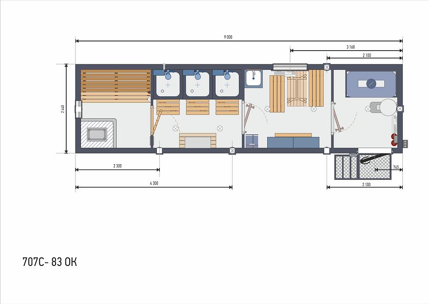 Вагон-дома сауны фото 6
