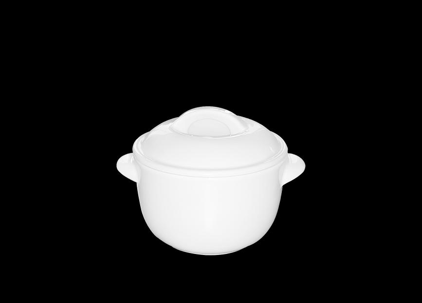 Горшочек для запекания серии «Классический» (с крышкой) 500 см³ ОПТ фото 1