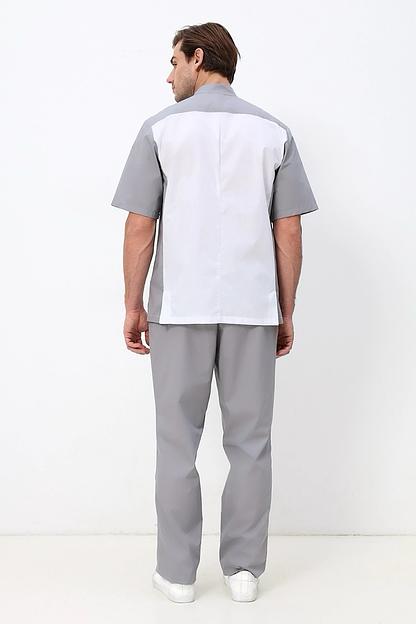 Костюм медицинский мужской DB7-03-01-1, 0+34, опт фото 7