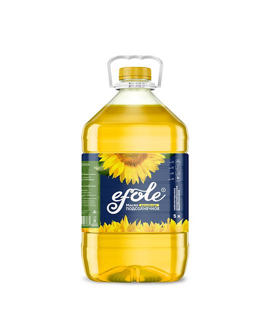 Подсолнечное масло Efole 5 л опт фото 1