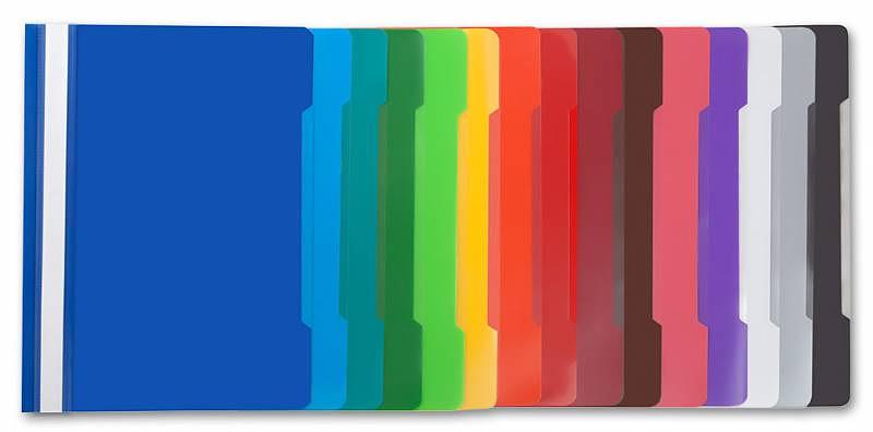 Папка-скоросшиватель Бюрократ -PS20RASP A4 прозрач.верх.лист пластик малиновый 0.12/0.16 фото 2