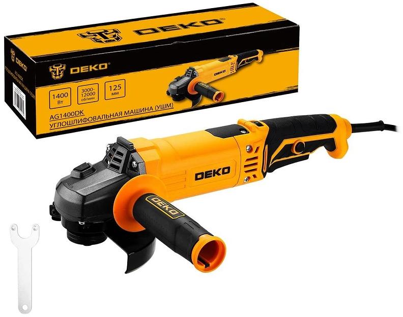 Углошлифовальная машина (УШМ) DEKO AG1400DK, 125мм, 1400 Вт фото 6
