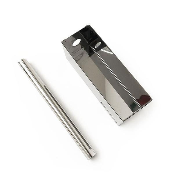 Форма для кекса с трубкой 200x60x60мм нержавеющая сталь фото 3