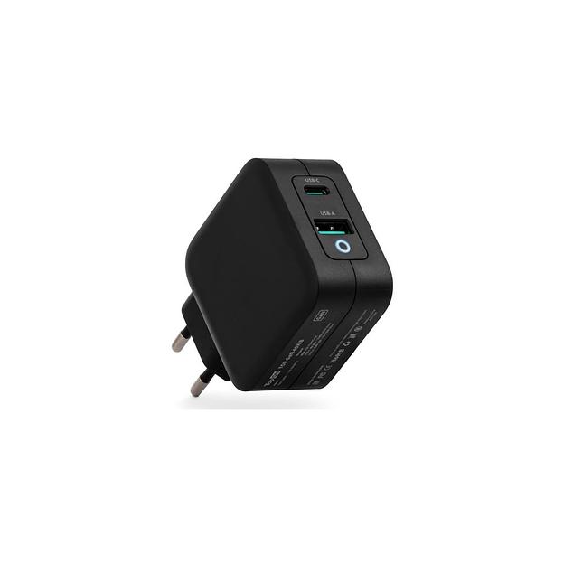 Адаптер питания TopON TOP-GaN-65WB, 5 - 20 В, 3.25A, 65Вт, черный [103205] фото 1