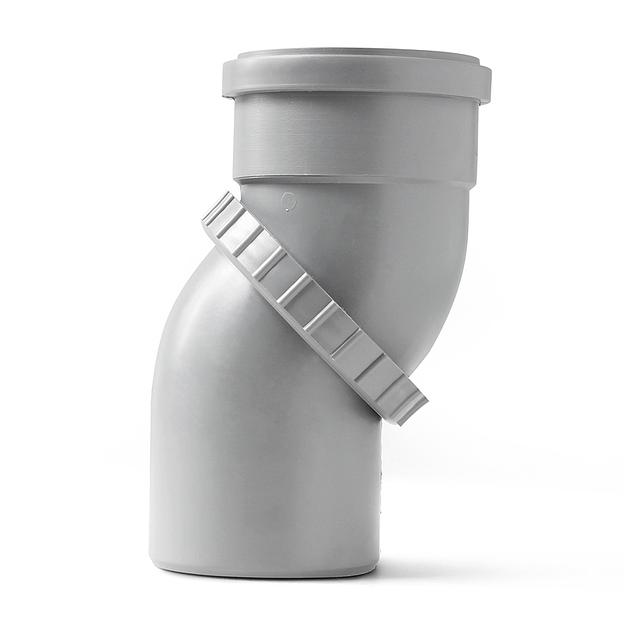 Отвод поворотный универсальный (Полипропилен) Ду50 фото 1