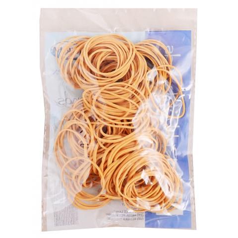 Резинки для денег d-40 мм, 100 г, (80% латекс), желтый Centrum фото 1