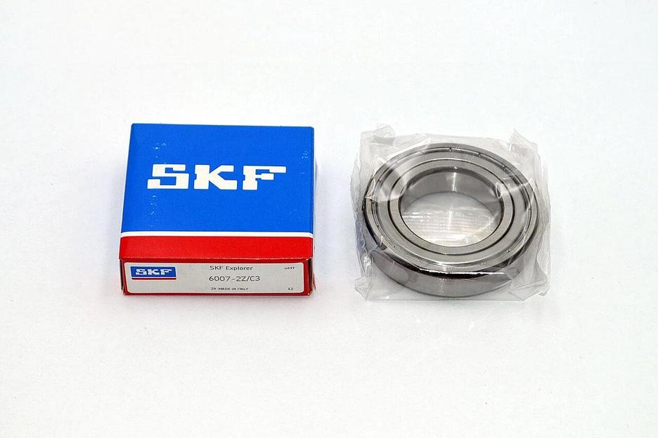 Подшипник SKF 6007 ZZ C3 (80107 (76)) 35*62*14мм фото 1
