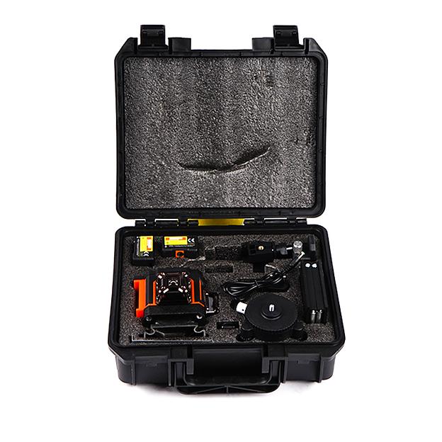 Лазерный уровень KINGQUEEN 16 линий (зеленый луч) KQ-YJ4D16 фото 2