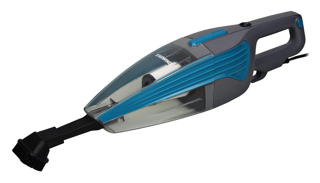 Пылесос ручной Starwind SCH1250 1000Вт бирюзовый/серый фото 5