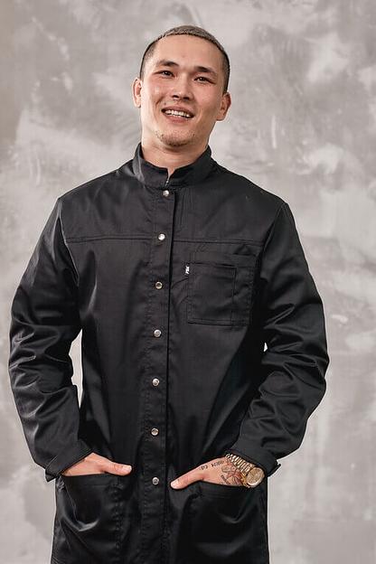 Халат медея мужской черный опт фото 1