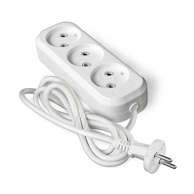 Удлинитель сетевой с зазмелением на 3 розетки 10м фото 1