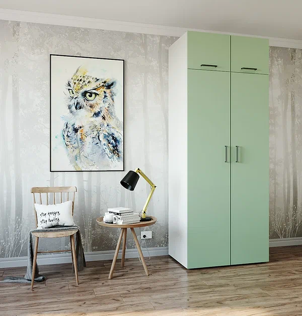 Шкаф распашной Sanvut 900х500х2325 мм арт.Ш9319 ОПТ фото 5