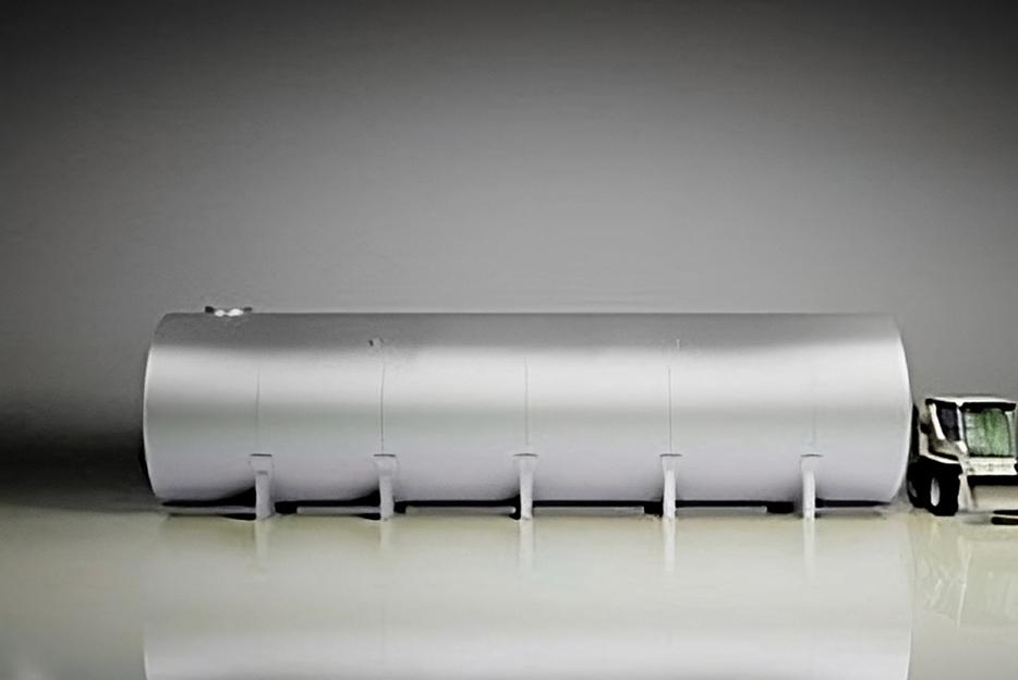 Резервуар горизонтальный стальной наземный / подземный РГС-100 м³ фото 1