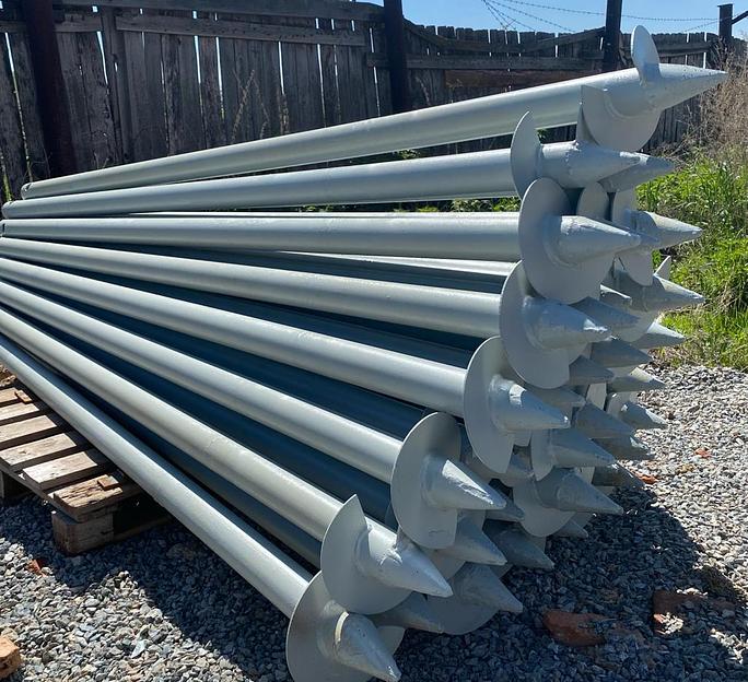 Винтовая свая СВС 108х4,0х2000мм фото 1