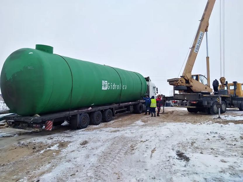 Накопительная ёмкость Gidrolica Tank Water горизонтального типа 2220х12500 мм фото 4