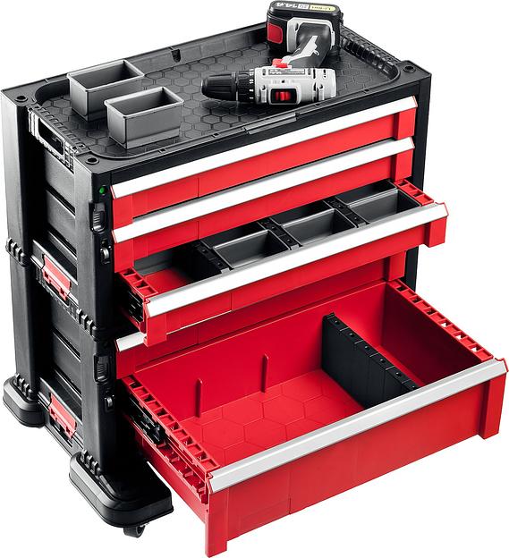 KETER DRAWER, 562 х 289 х 502 мм, (22″), пластиковый ящик с 5 выдвижными полками (38380-5) фото 8