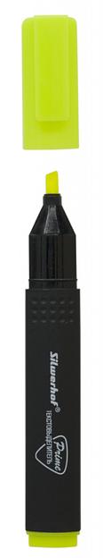 Текстовыделитель Silwerhof Prime 108035-05 скошенный пиш. наконечник 1-4мм желтый коробка фото 2