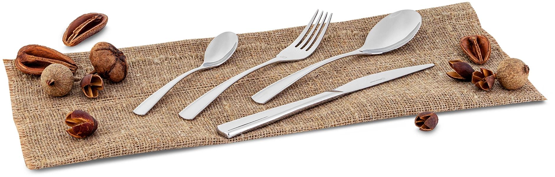 Набор столовых приборов Rondell Bridget RD-1854 набор из 24предм. стальной фото 3