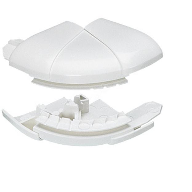 Угол внешний для короба изменяемый 80x50мм 60-120 Legrand 010622 белый фото 1