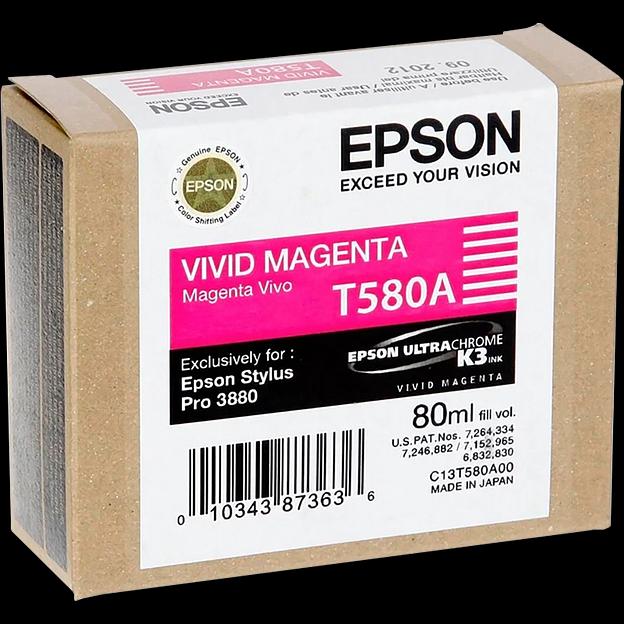 Картридж Epson Картридж Epson SP 3880-80ml C13T580A00 Vivid Magenta (C13T580A00) фото 2