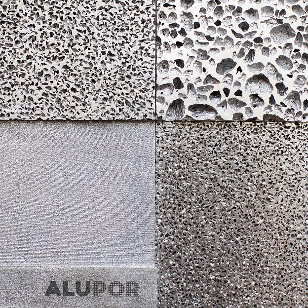 Панель настенная декоративная из пористого алюминия ALUPOR фото 7