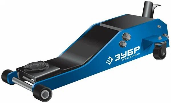 Домкрат Зубр «43051-3_z01» Х85 гидравлический подкатной ОПТ фото 6
