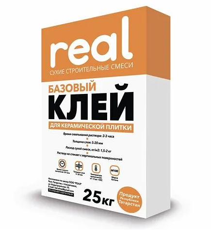 Клей плиточный «РЕАЛ-Базовый» фото 1