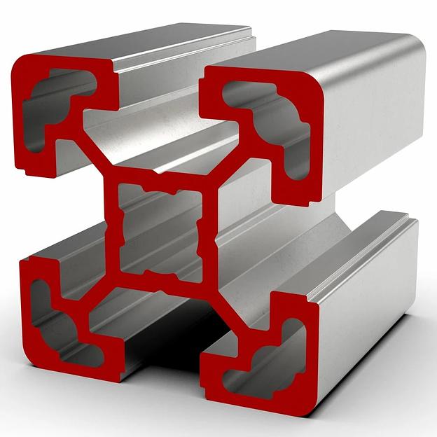 Конструкционный профиль 40 серия 10 паз 40х40 мм, опт фото 1