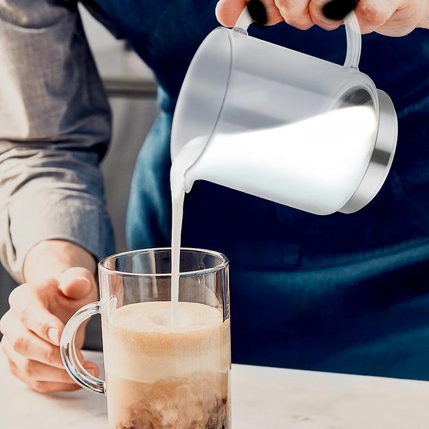 Взбиватель молока Kitfort КТ-7199-2 500Вт 780мл. белый фото 2