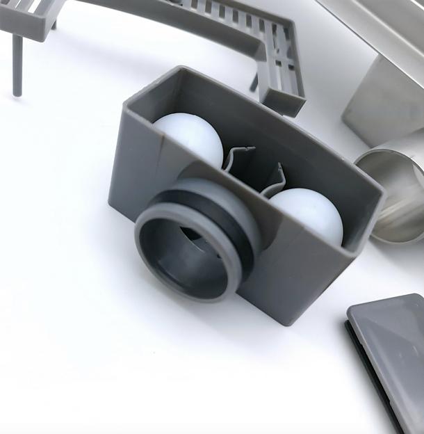 Трап (лоток) для душа 65 см с горизонтальным выпуском TIM фото 3