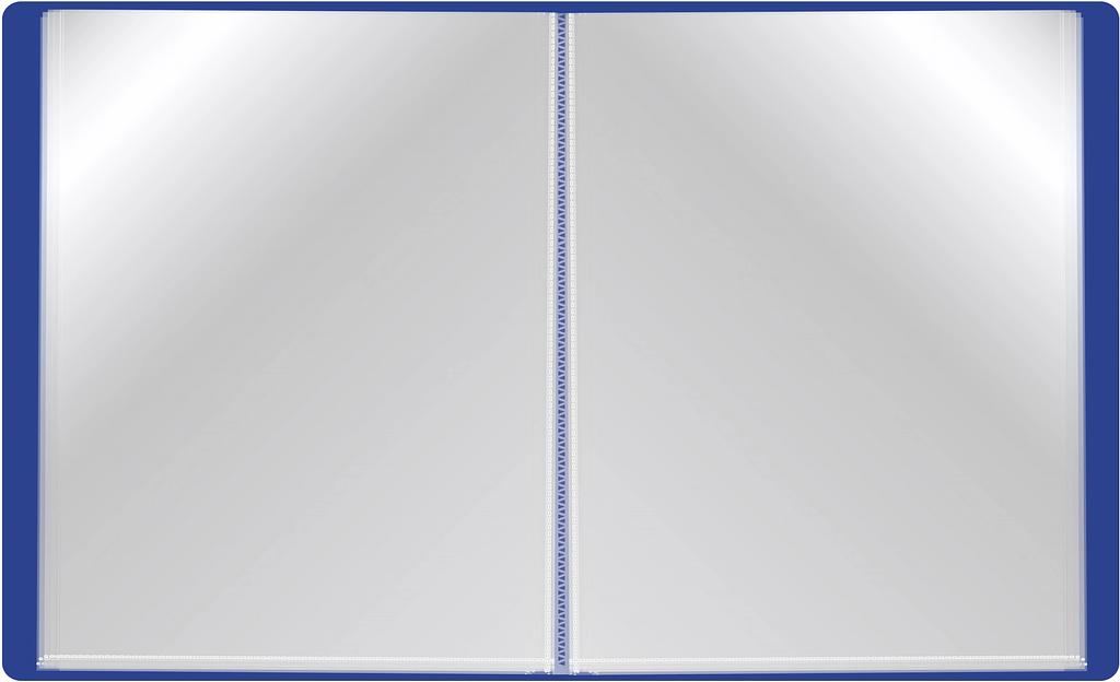 Папка с 60 прозр.вклад. Silwerhof Eco SE-V60BLU A4 пластик 0.7мм синий фото 3