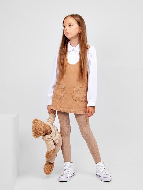 Колготки для девочки Соль&Перец бежевый, арт.SP127 ОПТ фото 3