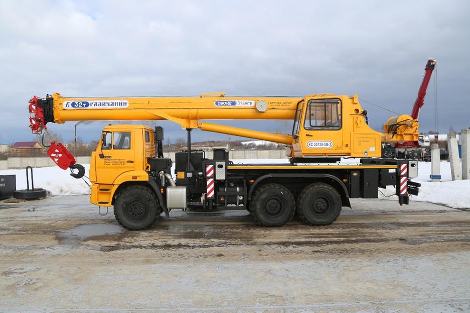 Автокран КС-55729-5В-3 32 т, стрела 31 м овоидного профиля фото 8
