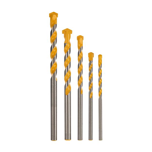 Набор сверл по бетону 4-5-6-8-10 мм пластиковый кейс фото 1