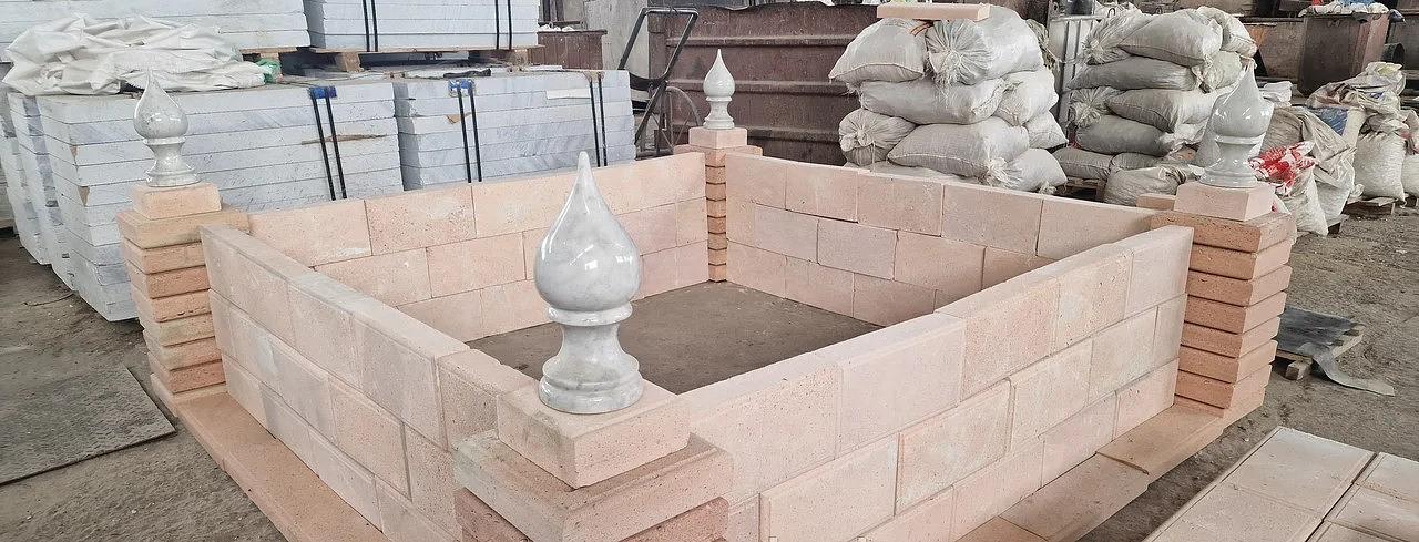 Мазар Тассервис из натурального камня 3×4 м фото 1