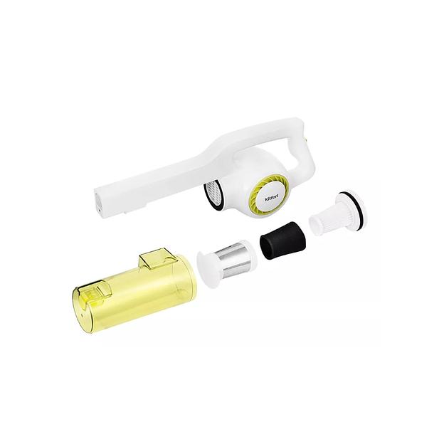 Вертикальный пылесос Kitfort КТ-5105-2 бело-салатовый фото 3