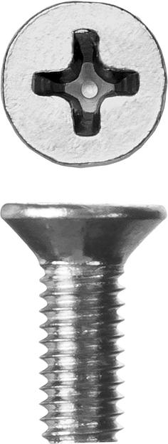 ЗУБР DIN 965, кл. пр. 4.8, M3 х 8 мм, цинк, 5 кг, винт с потайной головкой (303110-03-008) фото 1