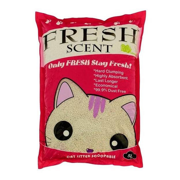 Наполнитель комкующийся «Свежесть» «Лимон» 10 л, опт фото 1