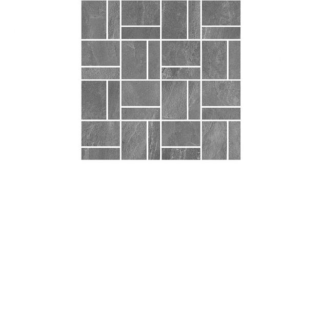 Напольный декор Kerama Marazzi Про Слейт мозаичный серый фото 1