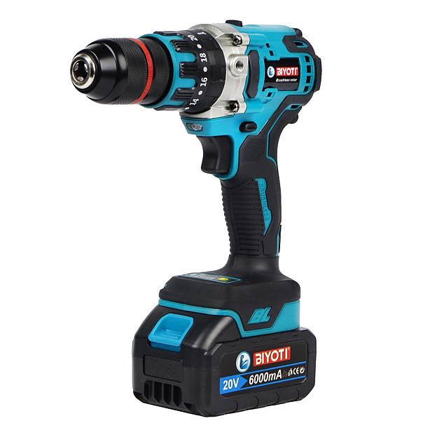 Шуруповерт бесщеточный BIYOTI 20В ударный с рукояткой BYT-CED05 фото 2