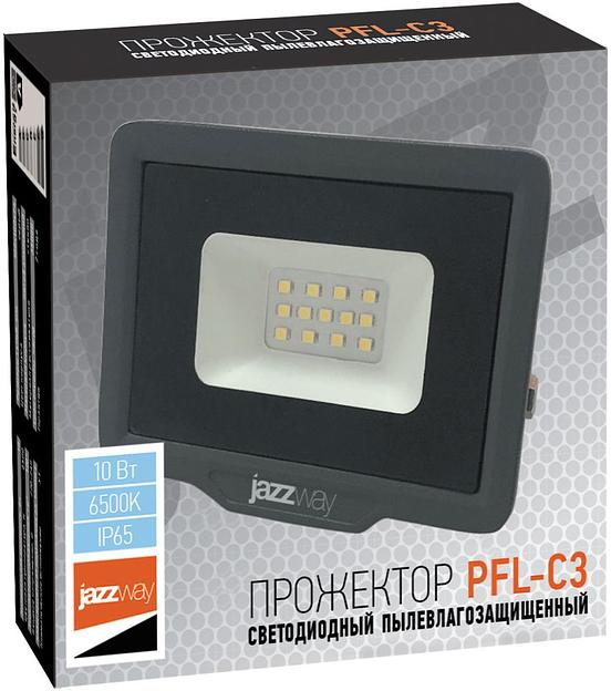 Прожектор уличный Jazzway PFL-C3 5023529 светодиодный 10Вт корп.алюм.черный фото 2