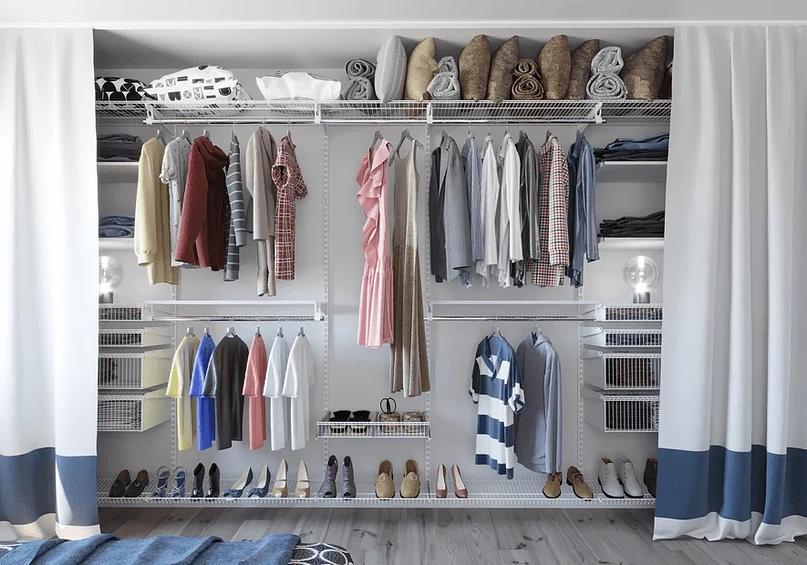 Система хранения «Гардеробная в спальне» фото 1