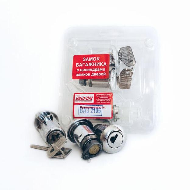 Замок багажника с цилиндрами замков дверей 2105-6100040-20У фото 1