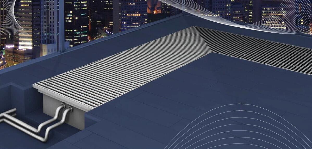 Внутрипольный конвектор КВЗ 380-70-1400 ОПТ фото 1