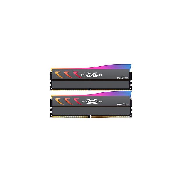 Оперативная память Silicon Power Xpower Storm SP032GXLWU60AFDK DDR5 - 2x 16ГБ 6000МГц, DIMM, Gray, Ret фото 1