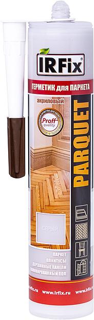 Герметик для паркета акриловый IRFix Серый 310 мл фото 1