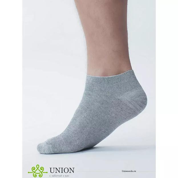 Носки мужские 10 пар «Светло-серый спорт» ОПТ фото 2