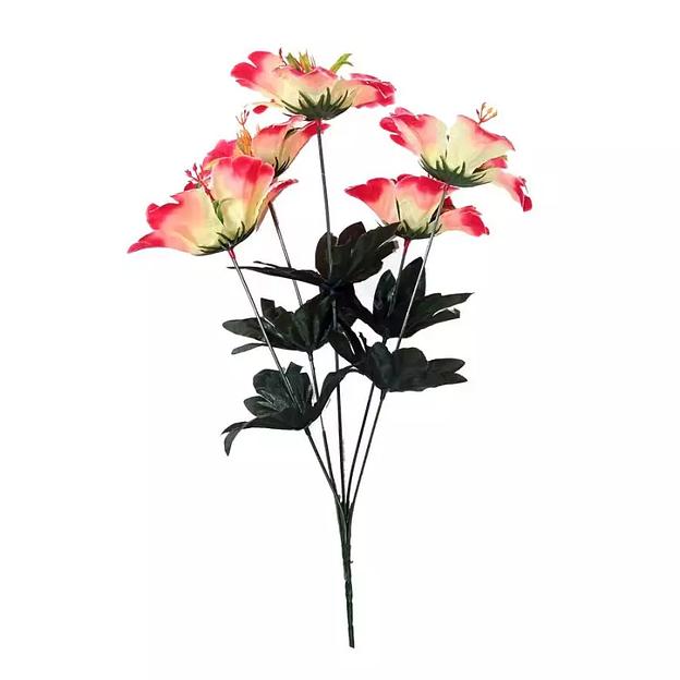 Букет с георгинами 5 голов 40см 460-743 фото 3