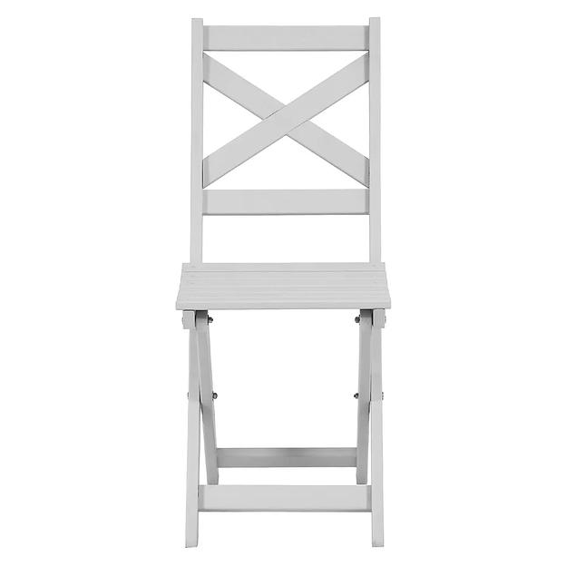  Деревянный стул со спинкой Вильма, светло-серый, опт фото 1